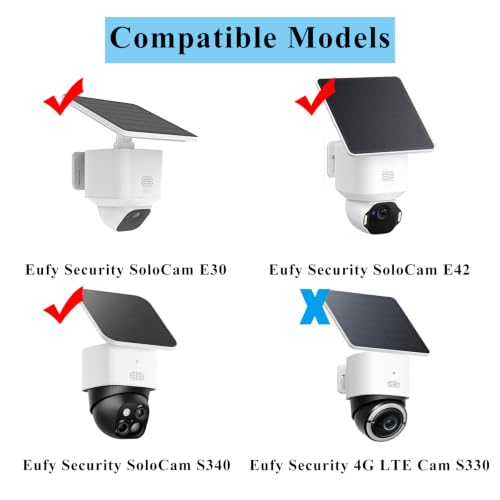 Rain Cover Compatible with Eufy Security SoloCam S340,Eufy SoloCam E42/E30 2 Pack-Compatible with Eufy SoloCam S340/E30/E42