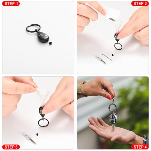 Cremation Keychain for Ashes Always In My Heart Urn Locket Cremation Jewelry Teardrop Memorial Keepsake Keychain Black