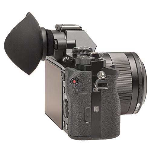 Hoodman Glasses Model HEYESG HoodEYE Camera Eyecup Eye Cup Viewfinder Eye Piece for Sony Alpha7 Alpha7II Alpha7III Alpha7R Alpha7RII Alpha7RIII Alpha7S Alpha7SII Alpha9II A58 A57 A65