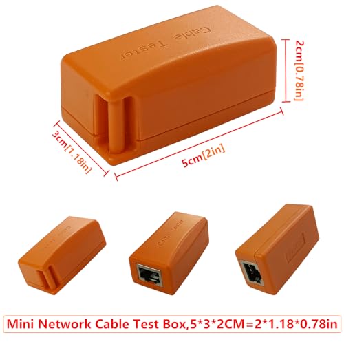Eversecu Network Cable Test Box for detecting faults in UTP and RJ45 network cable connectors