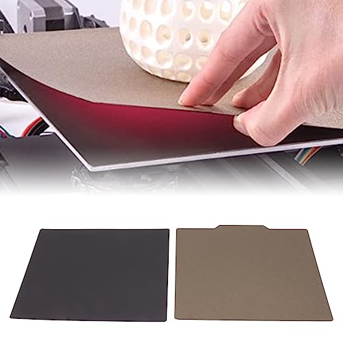 3D Printer Build Plate Magnetic Base 220x240mm Spring Steel PEI Plate Double Sided Removable Flexible Heated Bed for I3 Mega