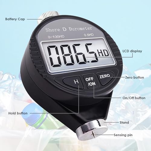 Generic Digital Shore D Meter 0 to 100 Hd Durometer Shore D Hardness Tester