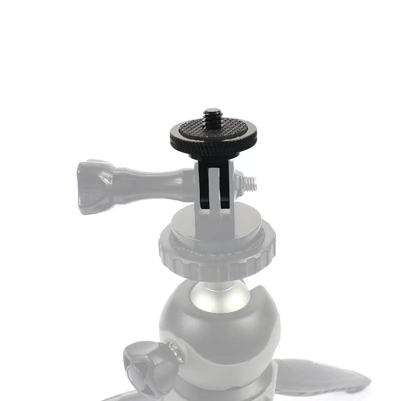 [Australia - AusPower] - Aluminum Camera Tripod Adapter 1/4"-20 Conversion Mounts Compatible with Gopro Action Cameras Insta360 and Other Standard 1/4 Accessories, Quarter Inch Mount for GoPro Ecosystem 