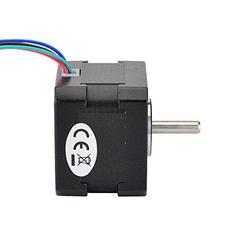 STEPPERONLINE Nema17 Stepper Motor 26 Ncm 1.8 deg with 1 m Cable and Connector 12 V 0.4 A for CNC 3D Printers and Robots
