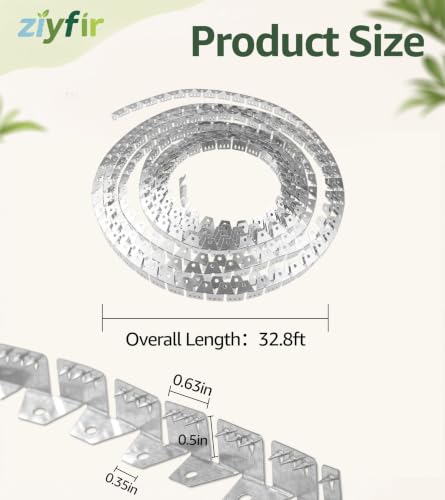 32.8ft ziyfir metal flexible upholstery tack strips for furniture trimming