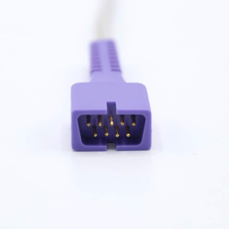 Compatible Nellcor 9 Pins Veterinary Reusable Spo2 Sensor Probe Animal Ear Tongue Clip 3.2 ft Connector Accurate Measurement Fast Responses
