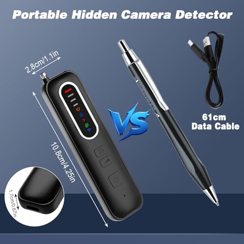 Bedbug Detector RF Wireless, Camera Detector, Hidden Camera Detector with 6 Levels Sensitivity Insect Detector for Hotel