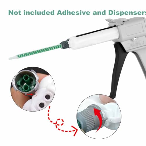 EINGSDFGCH epoxy mixing nozzle tip for 50ml resin mixer adhesive gun applicator tube