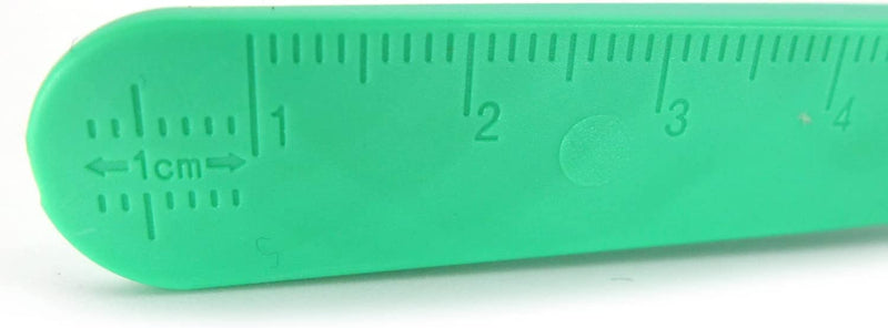 Sterile Scalpel Knife Sterile Disposable Scalpel No.10 Stainless Steel Handle with Graduated Plastic Scale 10 Individually Packed Scalpels Nr. 10
