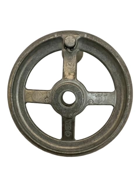 [Australia - AusPower] - 4-1/2" x 3/8" Bore, Die Cast Hand Wheel, Part Number 186NS3A. 100% Made in the USA! 