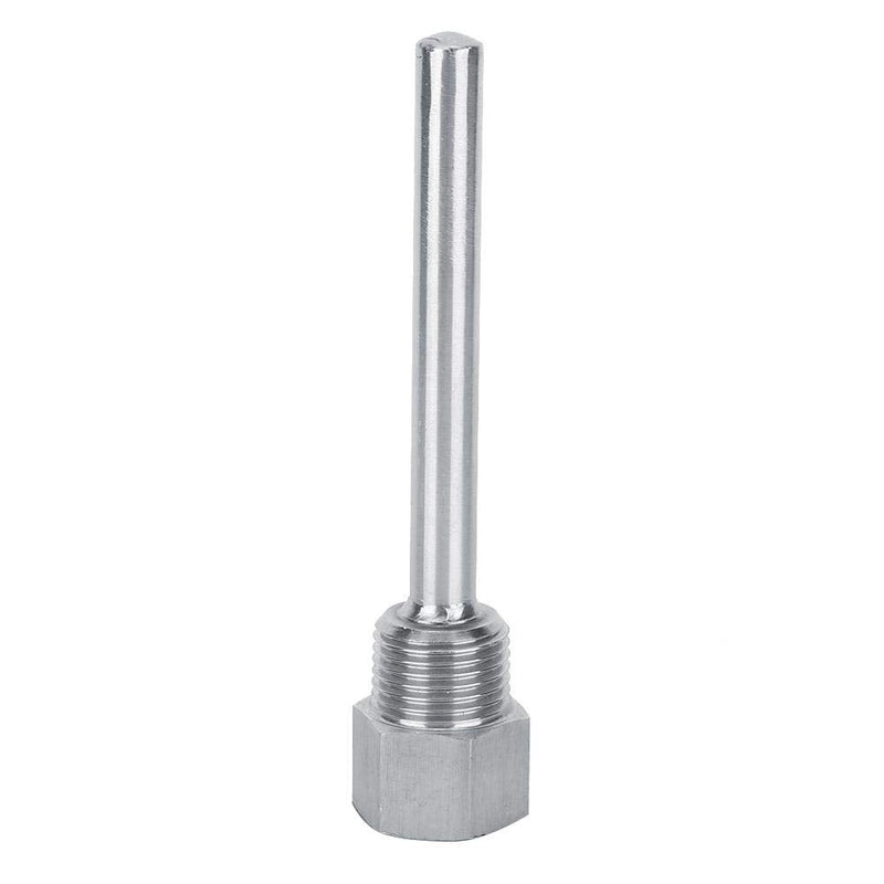 [Australia - AusPower] - Mumusuki 4 Inch Stainless Steel 1/2in Weldless Stainless Steel Thermowell Kit Homebrew Fitting Accessories 