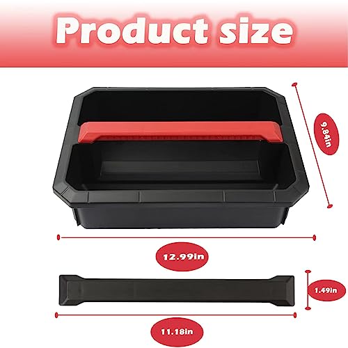 Follde Packout Tray compatible with Milwaukee large tool box, 31-01-8400 black organizer tray