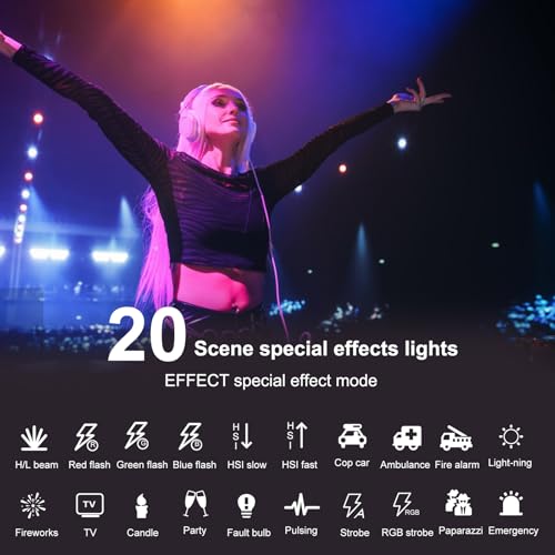 114 LEDs RGB Video Light Wand, Magnetic Handheld Magnetic Tube Light 2500K-9000K CCT & 20 Scene Modes with 3000mAh Battery, 95+ CRI, 120° Beam Angle for Photography YouTube TikTok Vlog 11.8 inch