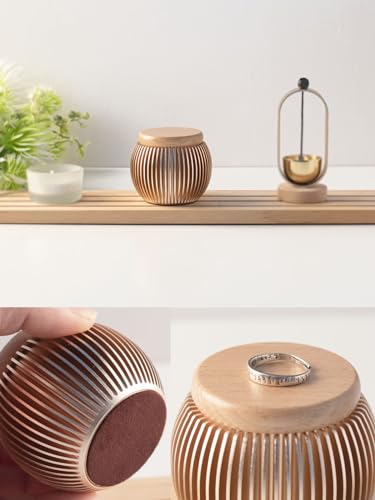 Small Urns for Human Ashes, Cremation urn for Pets, Mini Aluminum Alloy Urn, Sharing Memorial, Metal Ash Keepsake, Keepsake for Cremation Ashes (Rose Gold)