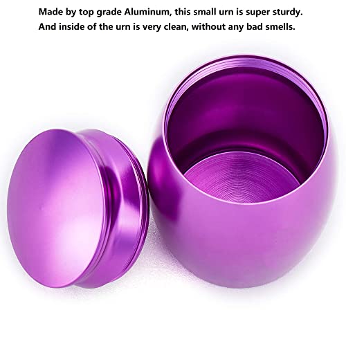 Mini Keepsake Urn for Adult Ashes Female/Mom/Women/Grandma Purple