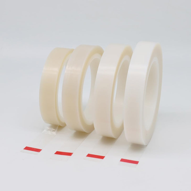 White Translucent PTFE Film Tape Adhesive PTFE Tape Sheets Pressure Sensitive Tape with Single Side Silicone Adhesive, 36 Yards(1 roll) (0.08mmT*13mmW*36Yards) 0.08mmT*13mmW*36Yards