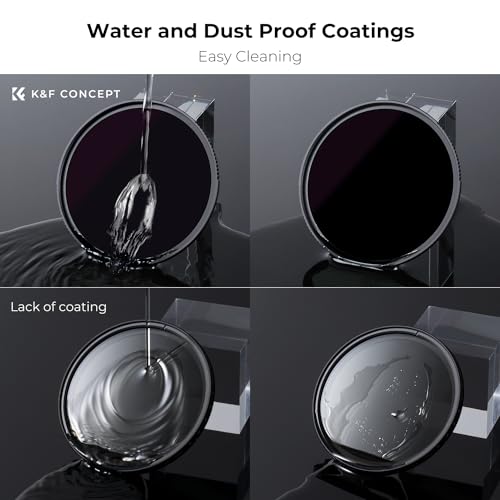 K&F CONCEPT 72mm ND100000(16.6 Stops) High Definition ND Lens Filter