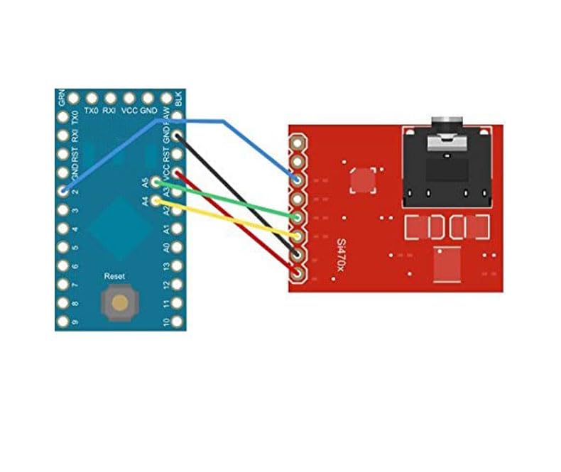 Si4703 FM Radio Tuner Evaluation Module Radio Tuning Board | Development Board for Arduino