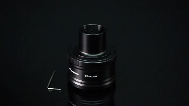 Astromania T T2 Lens Mount Ring and T Adapter for Canon EOS-M Camera System Ring Set for Canon EOS-M