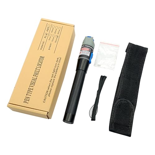 Fibre Optic Cable Tester Visual Fault Locator (VFL) 30 km, Fibre Optic Cable Tester Tools for FC, SC, ST and LC Adapter Visual Fault Locator (30mW)