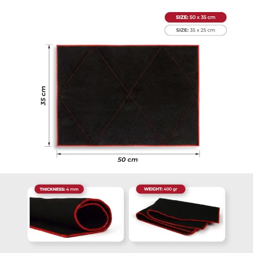 Plumbers Soldering Blanket 1400°C Torch Protection 50x35 cm