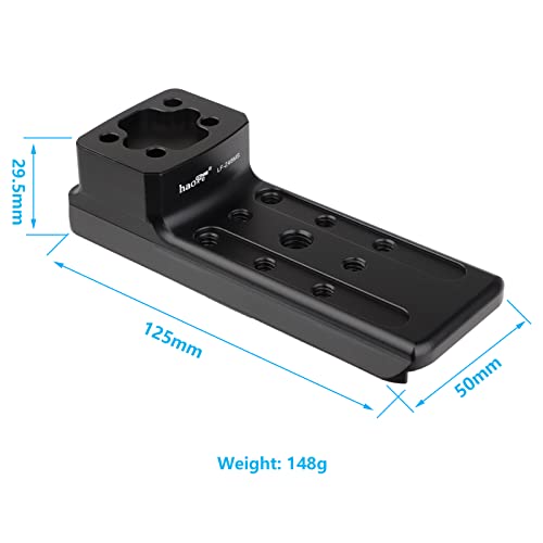 Haoge LF-Z48MS Lens Collar Replacement Foot for Nikon Z 800mm f/6.3 VR S,Z 600mm f4 TC VR S Lens fit Manfrotto Benro Sirui Tripod Fluid Video Head