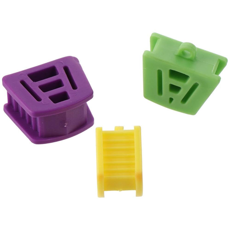 [Australia - AusPower] - 6 Packs Dental Bite Blocks,Dental Oral Silicone Mouth Prop Bite Blocks,Dental Bite Blocks Mouth Props 