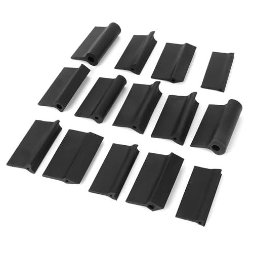 14pcs Sanding Block Rubber Sandpaper Mat Flexible Contour Polishing Pad Woodworking Tools, for Autos, Wood, Walls, Metal with Sandpaper