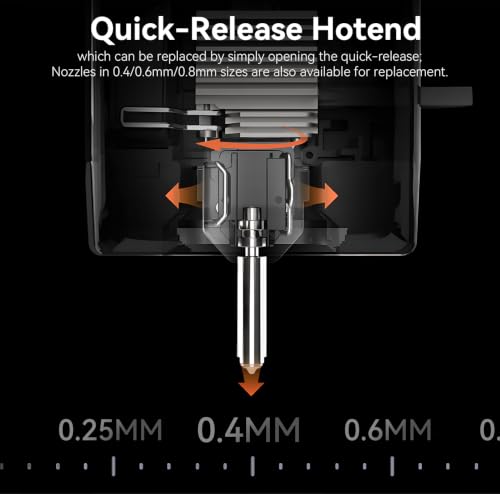 3PCS Kobra X Combo Quick-Swap Hardened Steel Nozzle 0.4mm,High Speed