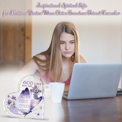 Spiritual Gift for Women Acrylic Butterfly Baptism Gift for Adults