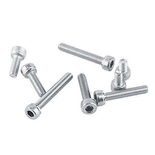 340-piece 304 stainless steel hex socket head screws, bolts and nuts assortment kit with storage box