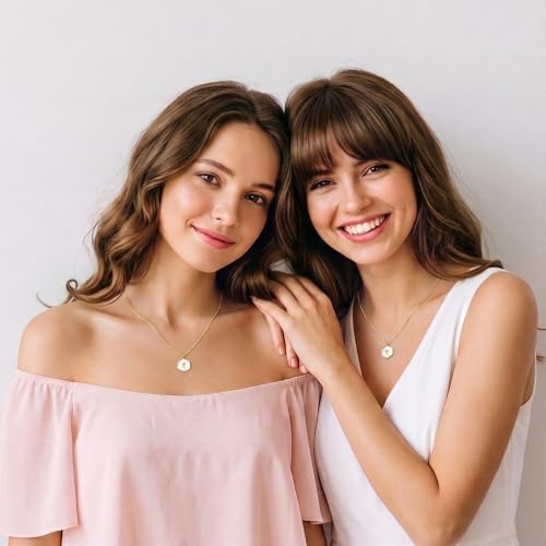 NZKNP Christian Gifts for Women Friend Sister, Friendship Cross Necklace Gold - Friend