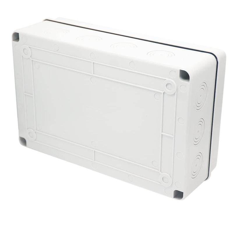Breaker Box Distribution Protection Box, IP65 Clear Cover Electrical Box, ABS Power Supply Electronic Junction Box Din Rail Enclosure for Circuit Breaker on The Wall 15 Way 15-Way