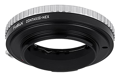 Fotodiox Lens Mount Adapter Compatible with Contax G Lenses to Sony E-Mount Cameras, (CntxG-SnyE) Standard