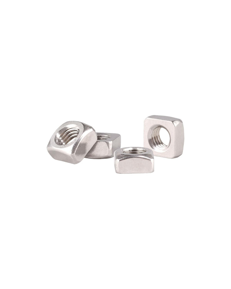 [Australia - AusPower] - M8 Square Nuts - IMScrews 304 Stainless Steel Square Nuts - Durable Fasteners for Home Repairs and Professional Engineering Pack of 10 M8 