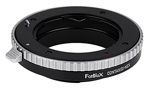 Fotodiox Lens Mount Adapter Compatible with Contax G Lenses to Sony E-Mount Cameras, (CntxG-SnyE) Standard