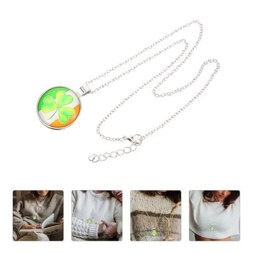 SUPVOX Four Leaf Clover Necklace Shamrock Necklace for Women for Daily Wear for Women