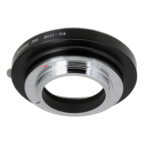 Fotodiox Pro Lens Mount Adapter Compatible Mamiya 645 MF Lenses to Nikon F-Mount Cameras