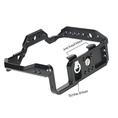 NICEYRIG Lightweight Full Cage for Sony Alpha 1, A7IV, A7RIV, A7SIII, A7RIII, A7III, A9, A9II Mirrorless Camera- 437
