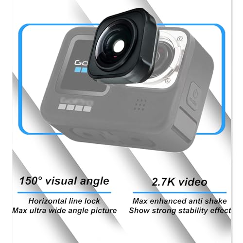 Max Lens mod Compatible with GoPro HERO9/10/11/12 Black -
