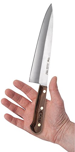 Case XX WR Household Kitchen Knife, Tru-Sharp Stainless Steel Blade, Made In USA Walnut Chef's Knife