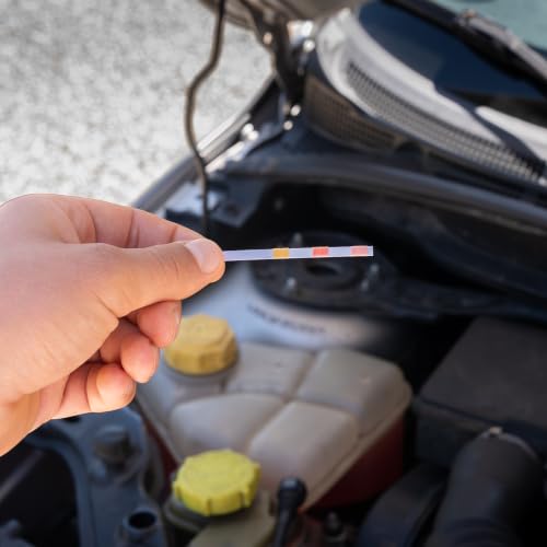 6 x Coolant Test Strips 3 in 1 Glycol/Reserve Alkalinity/pH | Suitable for cars, trucks and motorcycles