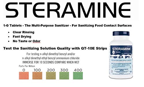 [Australia - AusPower] - QT10 Sanitizer Test Strips, 30 x QT-10 Test Strips to Measure 0-400 PPM, 2 x Envelopes, 15 Litmus Paper Each, Quat Test Strips for Testing Sanitizing Solution for Hotels, Bar & Restaurants 