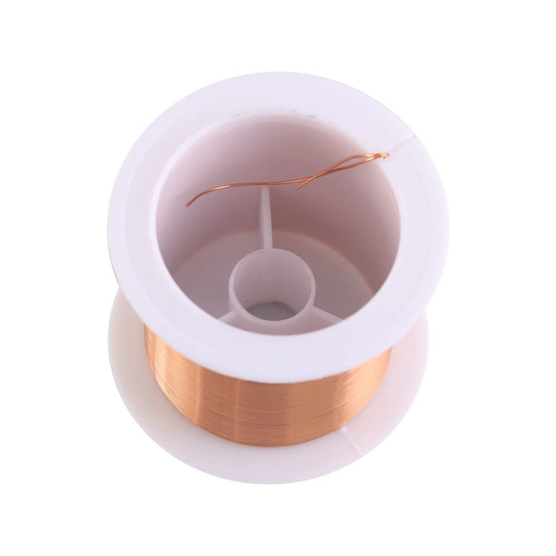 [Australia - AusPower] - 15m Copper Wire, 0.4mm Enamelled Magnet Wire Copper Inductance Coil for Transformers Inductors 