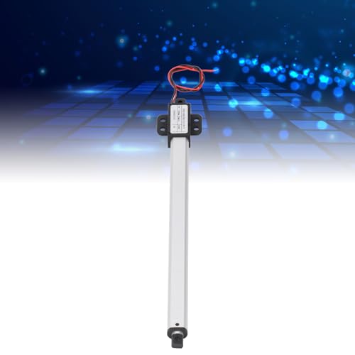 Electric Micro Linear Actuator, 12V 200mm 150N Thrust 4mm/s Speed Stroke Automatic Lifting Motion Linear Actuator Motor, for Agricultural Machinery