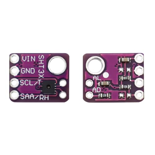 ARCELI SHT31-D Temperature Humidity Sensor, Digital Output Temperature and Humidity Sensor Module IIC I2C Interface 3.3 V Compatible with Arduino, Pack of 5 5 Stück