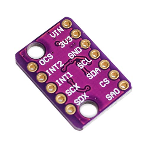 Hailege BMI160 6-Axis Palstance Accelerometer Gyroscope Gravity Sensor PMU I2C SPI for Arduino Walking Step Acceleration Detection DIY