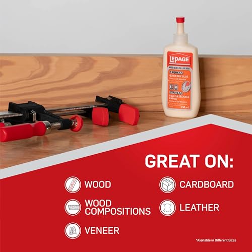 Le Page Express Quick Dry Wood Glue, 150 ml bottle