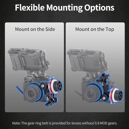 Nitze Mini Follow Focus Kit with 15mm Rod and Rod Clamp - MF15C