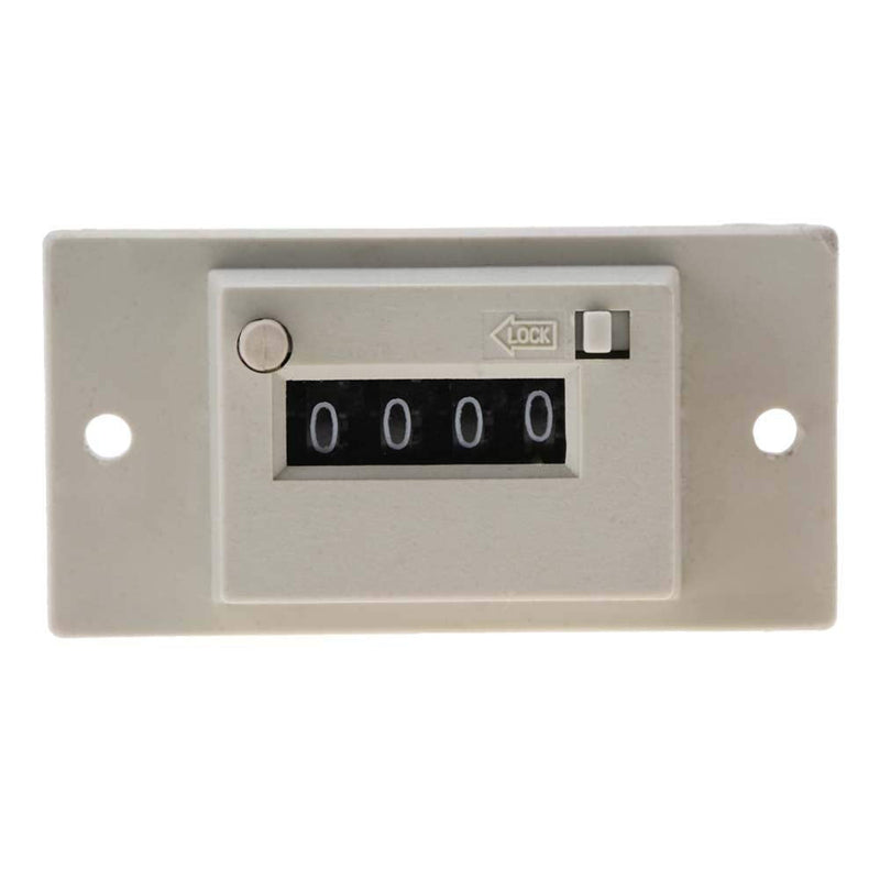 [Australia - AusPower] - CSK4-YKW 4 Digit Electromagnetic Counter pulse count AC110V / AC220V / DC24V(AC 110V) AC 110V 